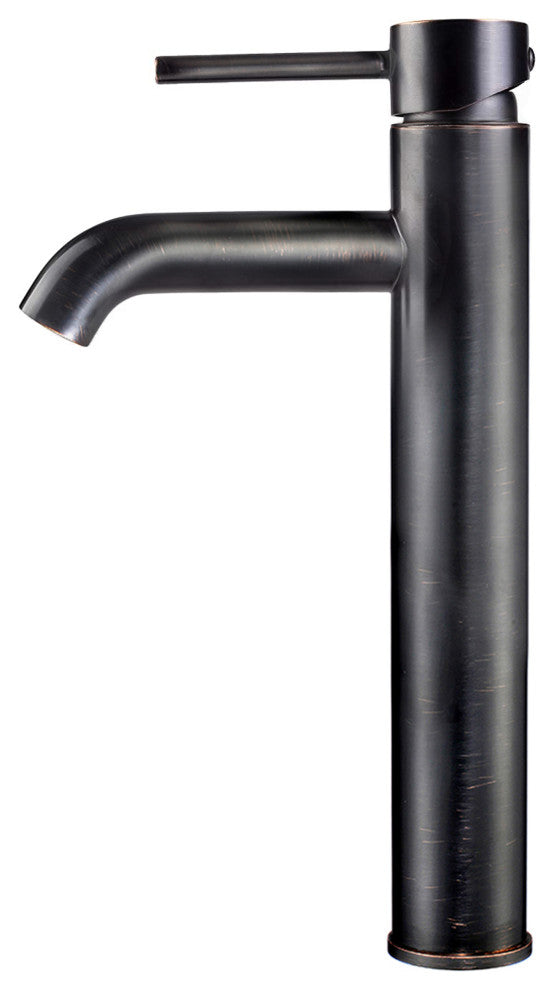 Myers Contemporary Single Hole Vessel Bathroom Faucet, Oil Rubbed Bronze