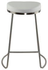 Cortesi Home Cortesi Home Bianco Counter Height Stools, White