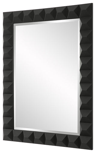 Studded Mirror, Black