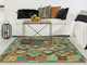 Sangat Kilim Askhat Rust/Gray Rug, 4'0x5'10