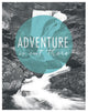"Adventure is Out There" Digital Paper Print by Laura Marshall, 30"x37"
