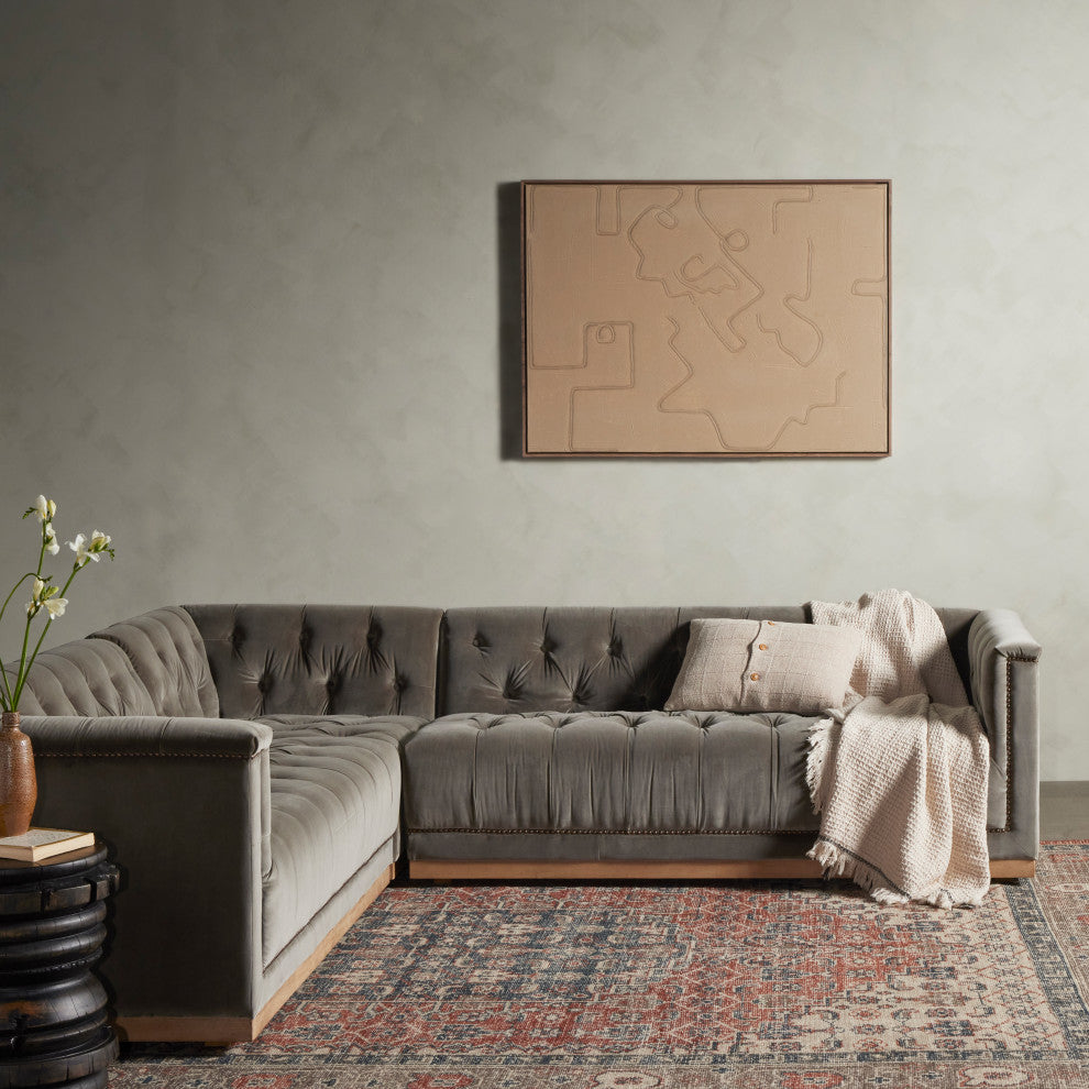 Maxx 3pc Sectional-101-Sapphire Birch