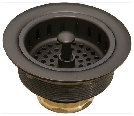 Kitchen Basket Strainer Drain, Oil Rubbed Bronze