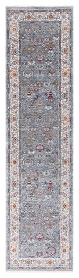Safavieh Lauren Ralph Lauren Collection LRL1400 Rug, Grey/ Blue/Ivory, 2'x8'