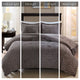 Madison Park Sloan Plush Down Alternative Comforter Mini Set, Grey