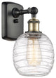 Innovations 516-1W-BAB-G1013 1-Light Sconce, Black Antique Brass