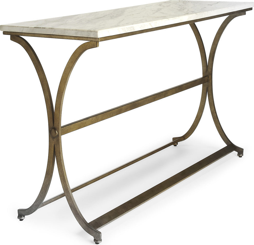Butler Pamina Travertine Console Table