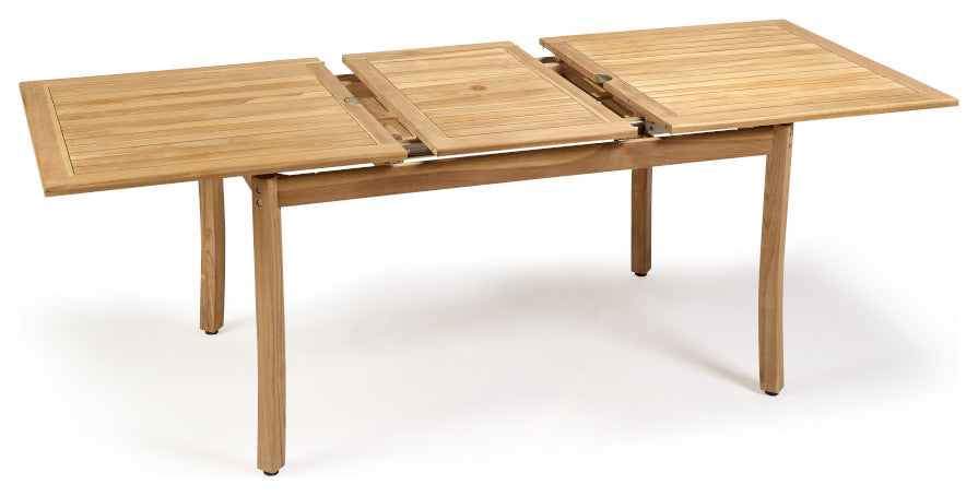 Premium Teak Extendable Patio Dining Table