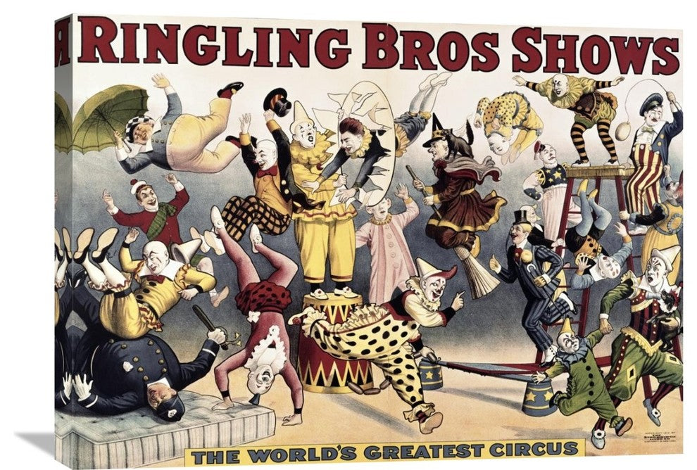 "Ringling Bros" Artwork, 30"x21"