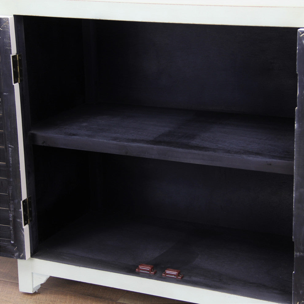 Coastal Shutter Door Cabinet