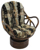 48"x24" Jacquard Chenille Swivel Rocker Cushion, Picasso