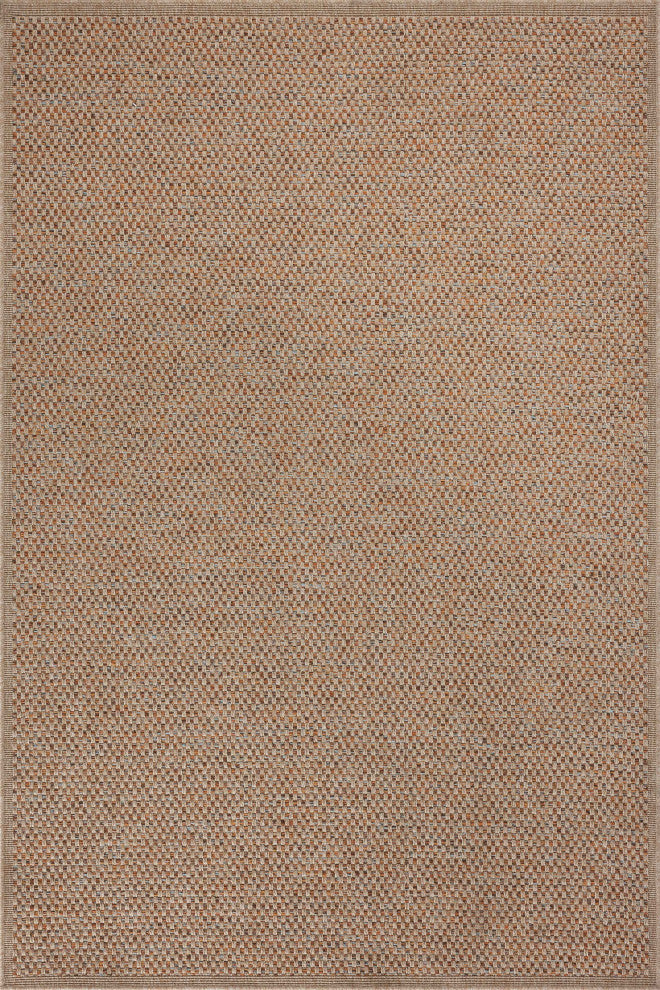 Loloi II Merrick Oatmeal / Sunrise 18" x 18" Sample Rug