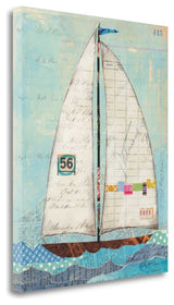 "At The Regatta IV" By Courtney Prahl, Giclee Print on Gallery Wrap Canvas