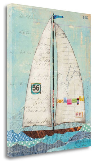 "At The Regatta IV" By Courtney Prahl, Giclee Print on Gallery Wrap Canvas
