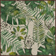 "Hojas de Palma" Floater Framed Painting Print on Canvas, 48"x48"