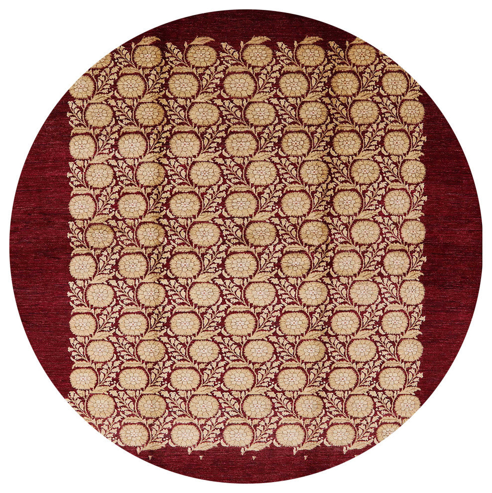 Ahgly Company Indoor Round Mid-Century Modern Area Rugs, 5' Round