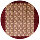 Ahgly Company Indoor Round Mid-Century Modern Area Rugs, 5' Round