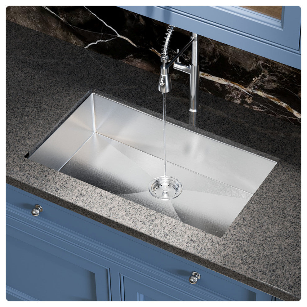 Eviva Aries 30" x 18" Stainless Steel Undermount Kitchen Sink