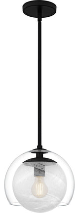 Quoizel QPP6774 Eslinger 10"W Mini Pendant - Matte Black