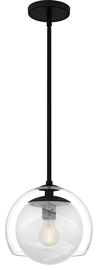 Quoizel QPP6774 Eslinger 10"W Mini Pendant - Matte Black