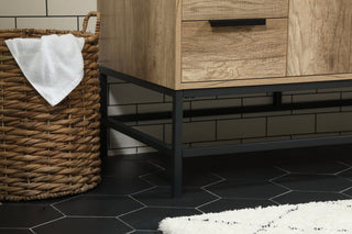 Home Living 22" Modern Natural Oak-Light Bathroom Vanity