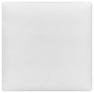 Commix Down Filled Overstuffed Performance Velvet Ottoman, White