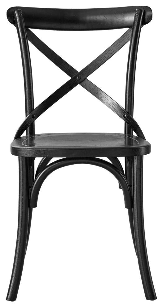 Gear Dining Side Chair, Black