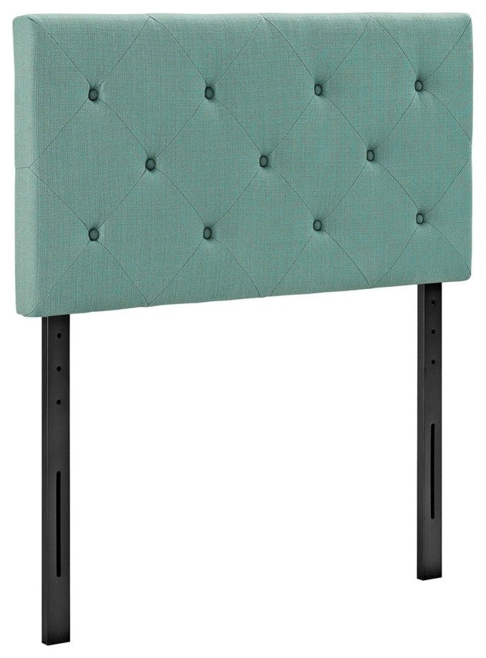 Terisa Twin Upholstered Fabric Headboard