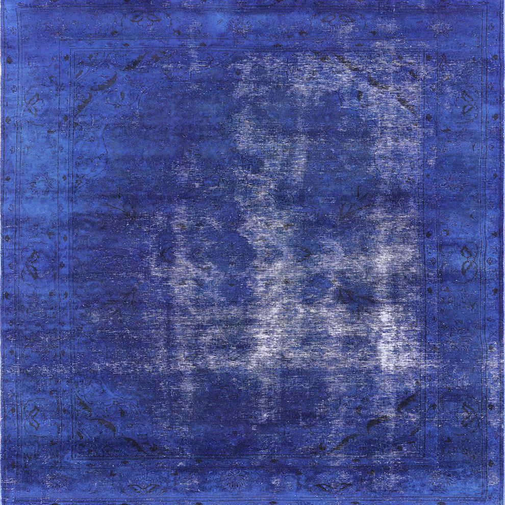 Ahgly Company Indoor Square Mid-Century Modern Area Rugs, 4' Square
