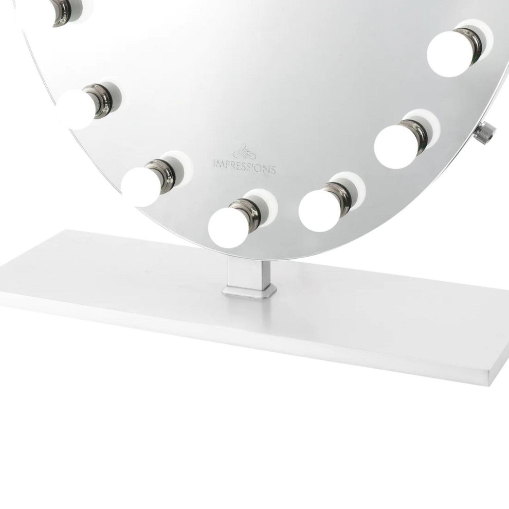 Heiress Pro Vanity Mirror with Lights, Silver