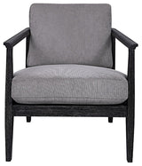 Uttermost Brunei Modern Gray Accent Chair