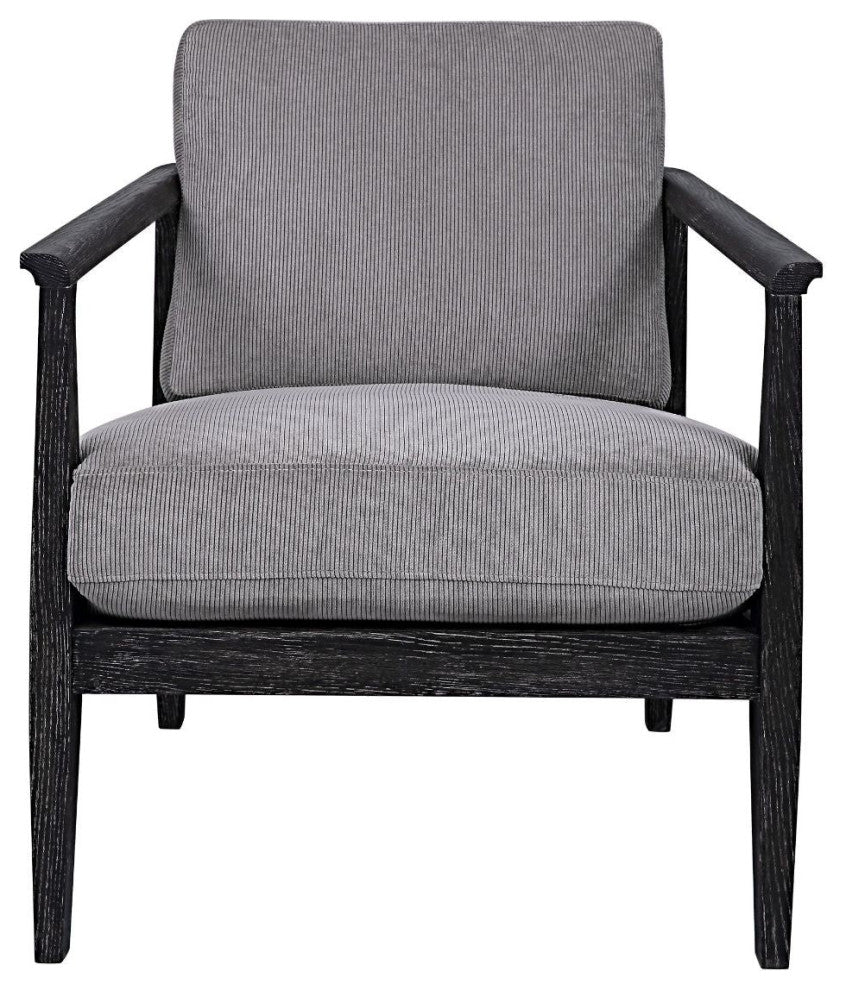 Uttermost Brunei Modern Gray Accent Chair