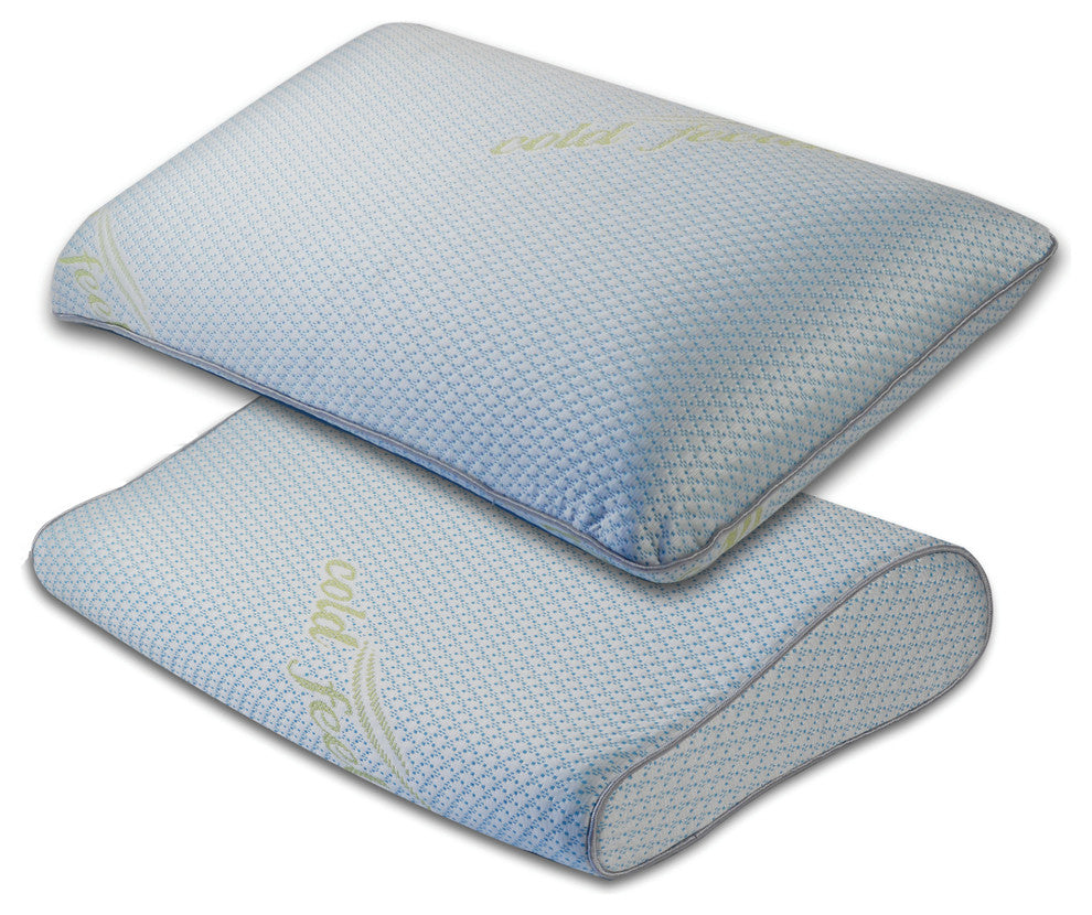 Queen Memory Foam Ice Silk Pillow