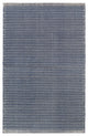 Dash & Albert Herringbone Navy/Ivory Handwoven Indoor/Outdoor Rug, Blue, 4' x 6'