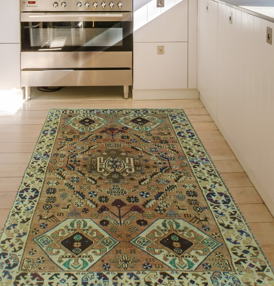 Semi-Antique Muiz Rust Rug