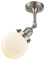 Innovations Lighting 201F-Sn-G201-6-Led 1 Light Dimmable Led Semi-Flush Mount