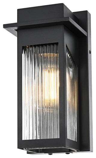 Home Living 5" Outdoor Wall Sconce, Black