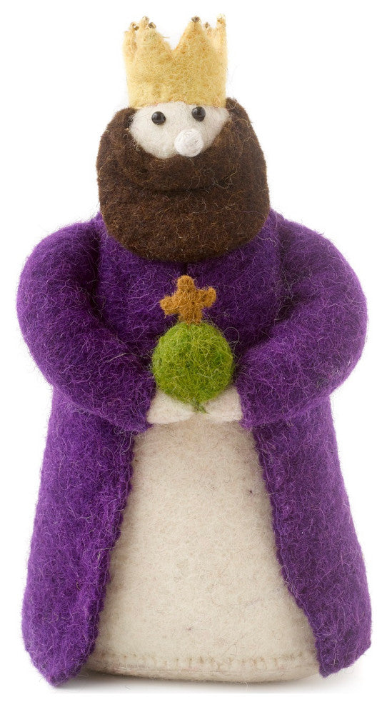 Nativity Scene in Hand Felted Wool