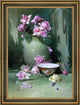Emil Carlsen Vase of Roses  Framed Premium Canvas Print, 18"x27"