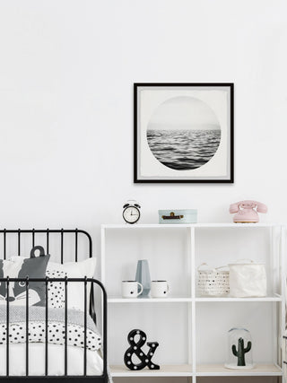 "Deep Dark Sea" Framed Painting Print, 24x24