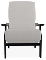 St. Catherine Deep Seat Outdoor Armchair, Tabloid Cloud/Black