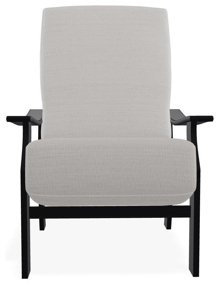 St. Catherine Deep Seat Outdoor Armchair, Tabloid Cloud/Black