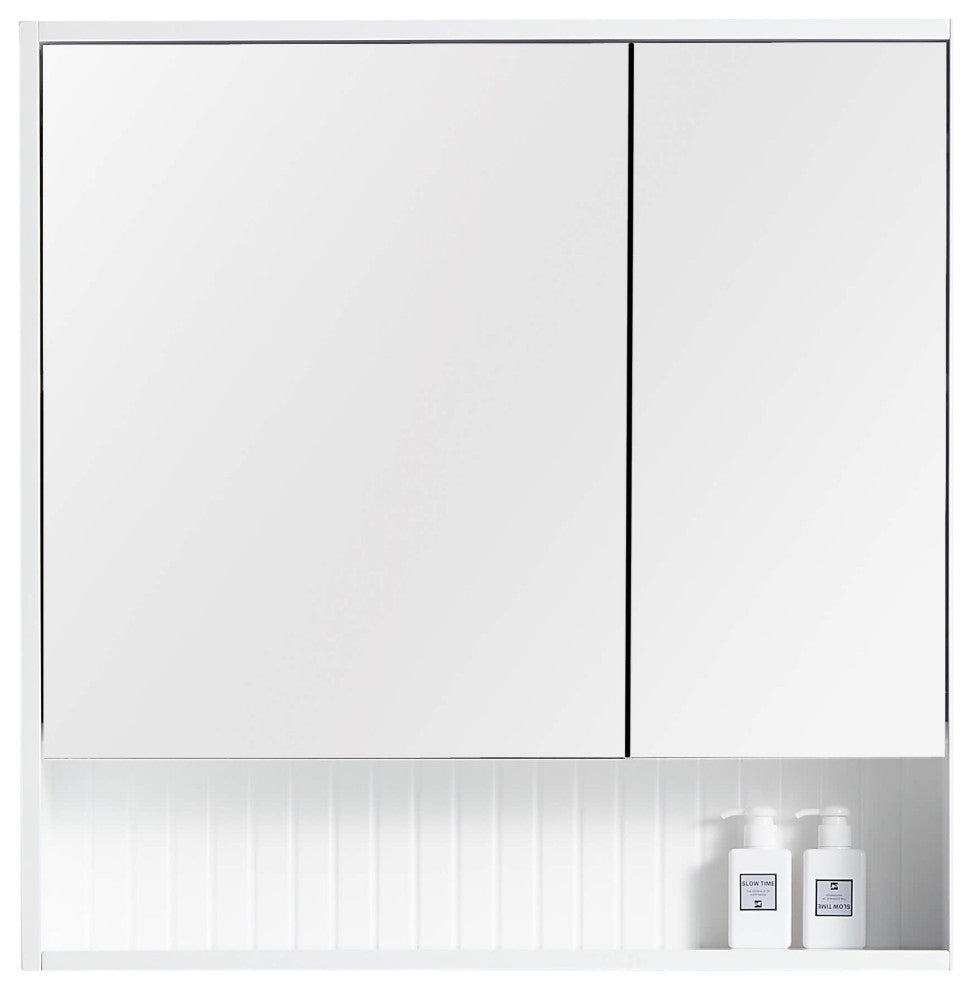 Venezian 18" Medicine Cabinet, White, 28"