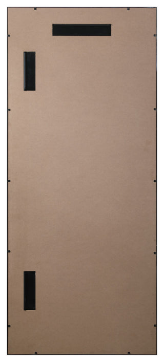 French Panel Full Length Mirror 30x70", Black