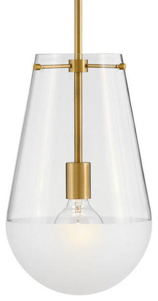 Hinkley Lighting 32087 Beck 9"W Mini Pendant - Lacquered Brass