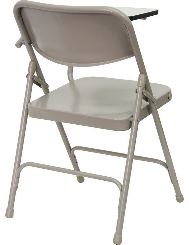 Flash Furniture Premium Steel Folding Chair with Left Hand Tablet Arm