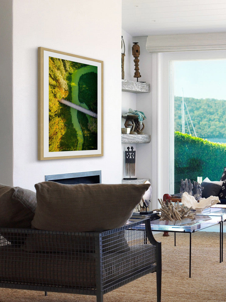 "Pipeline" Framed Print by Karolis Janulis