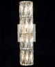 Wall Sconce Modern Crystal Light Bathroom Wall Lighting, Chrome, 4-Light