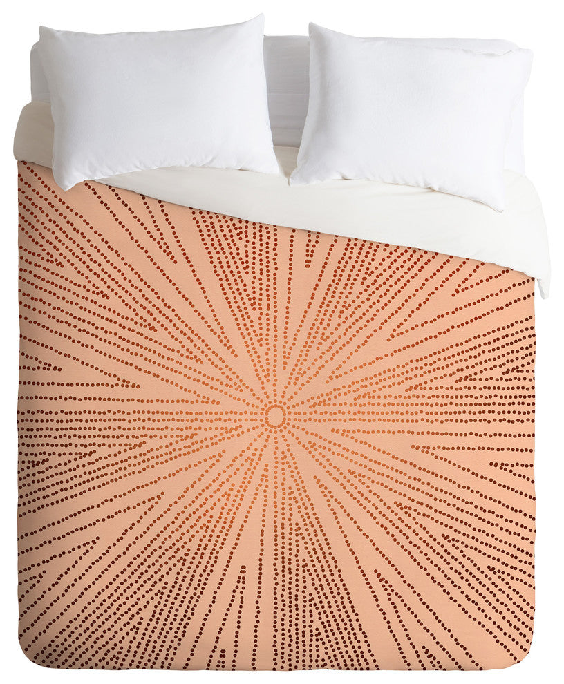 Iveta Abolina Rust Leaf Duvet Cover Set, Twin XL