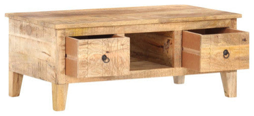 vidaXL Coffee Table End Table Living Room Side Sofa Table Solid Mango Wood